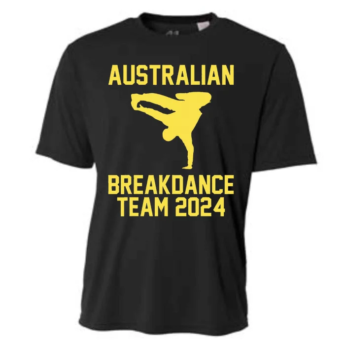 Australian Breakdance Team 2024 Funny Breakdancing Meme 24 Cooling Performance Crew T-Shirt