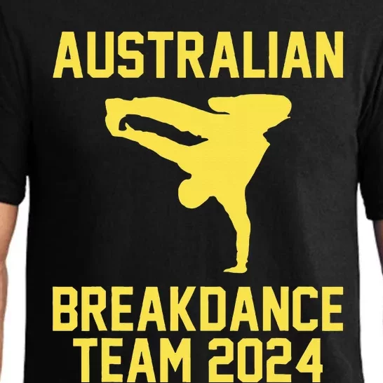 Australian Breakdance Team 2024 Funny Breakdancing Meme 24 Pajama Set