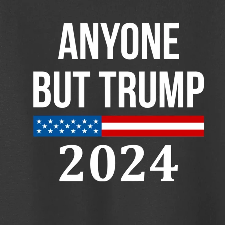 Anyone But Trump 2024 Presidential Campaign Style Toddler T-Shirt