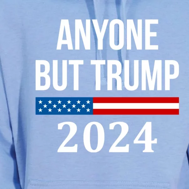 Anyone But Trump 2024 Presidential Campaign Style Unisex Surf Hoodie