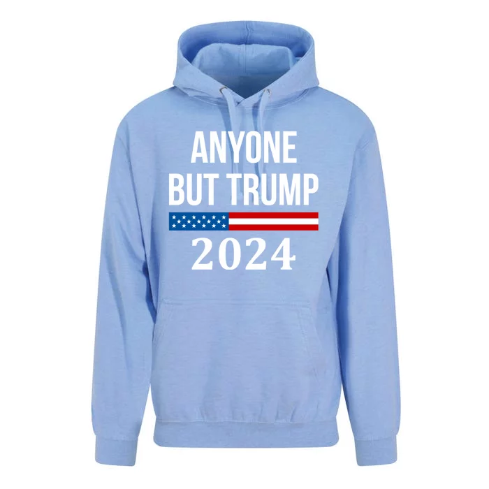 Anyone But Trump 2024 Presidential Campaign Style Unisex Surf Hoodie