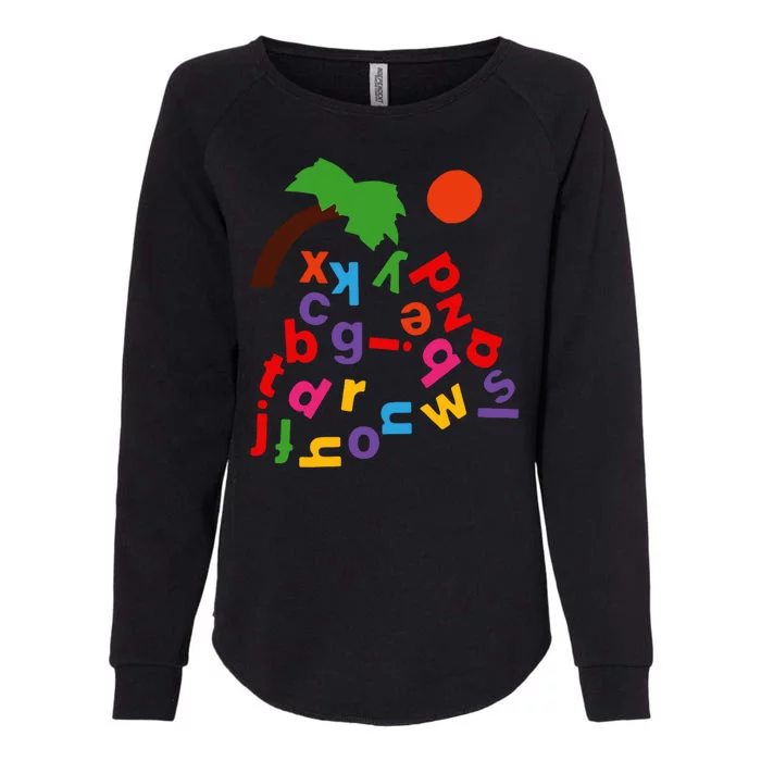 Alphabet Boom Tree Womens California Wash Sweatshirt