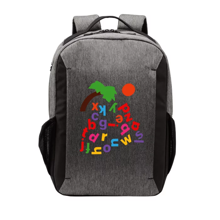 Alphabet Boom Tree Vector Backpack