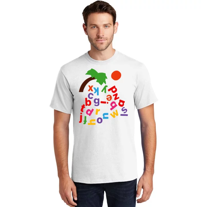 Alphabet Boom Tree Tall T-Shirt