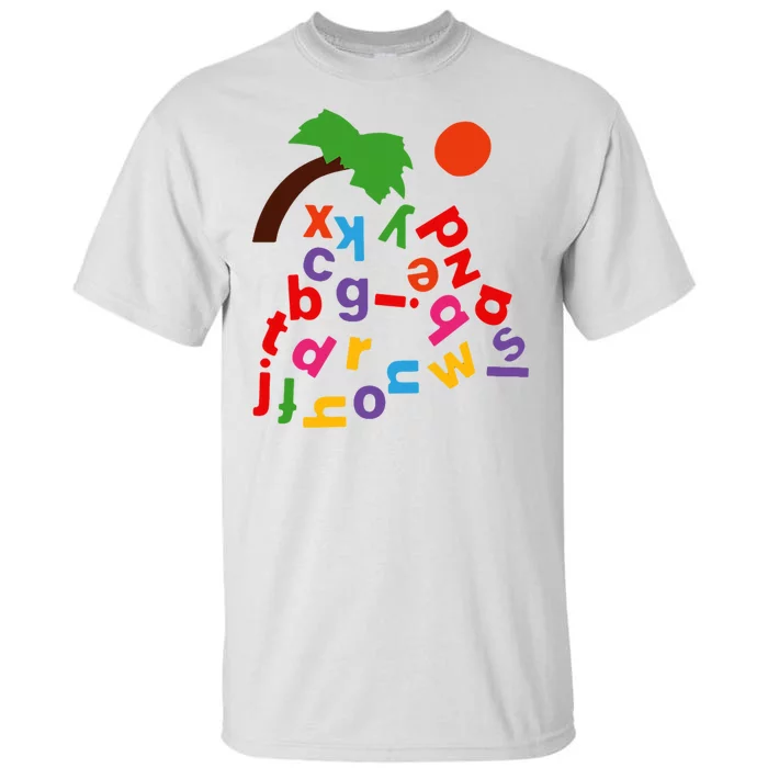 Alphabet Boom Tree Tall T-Shirt