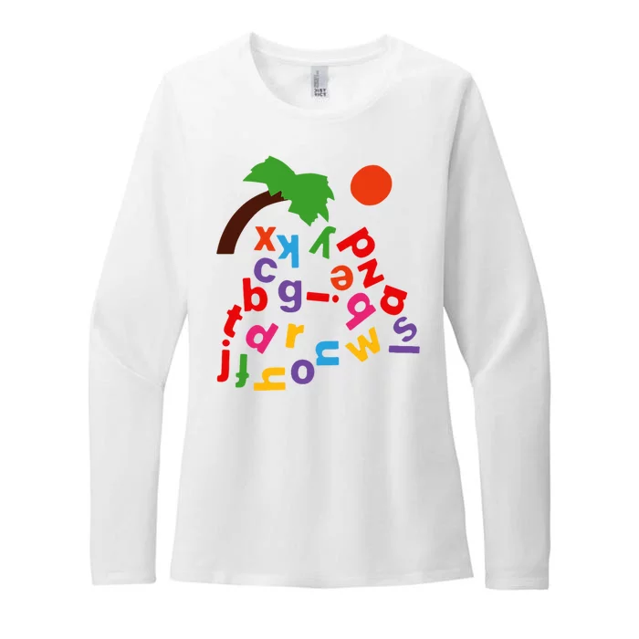 Alphabet Boom Tree Womens CVC Long Sleeve Shirt