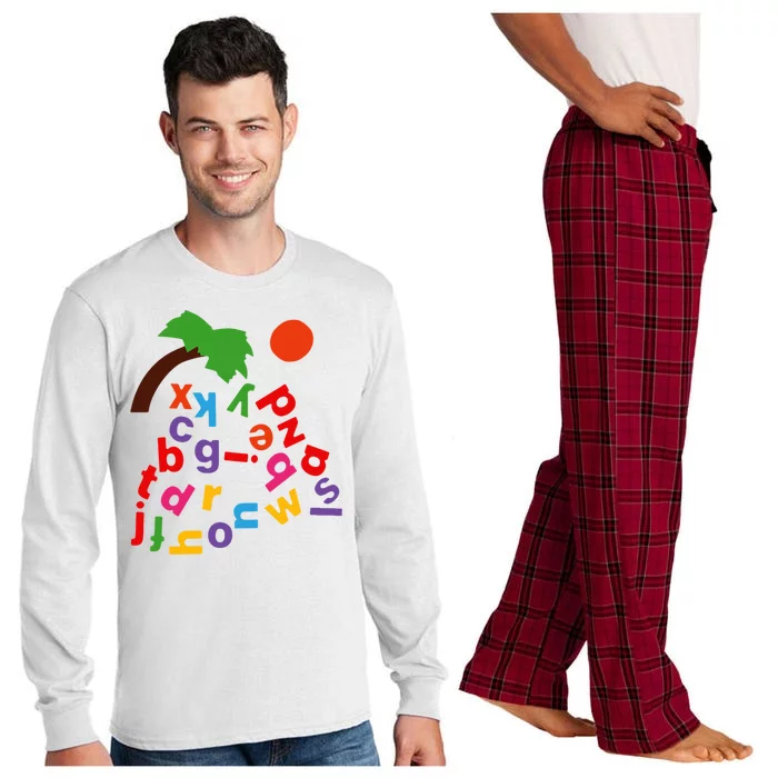 Alphabet Boom Tree Long Sleeve Pajama Set