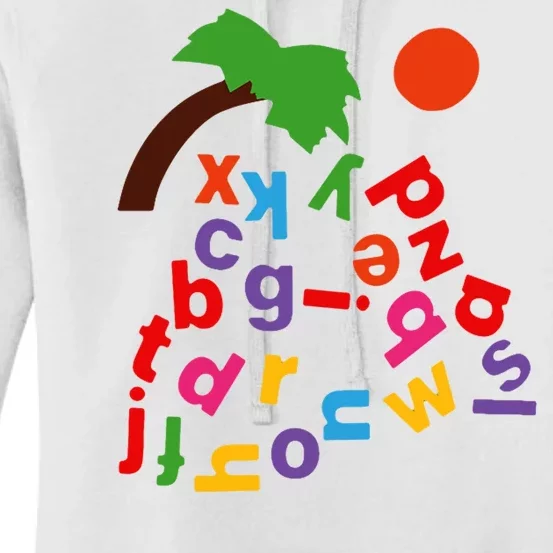 Alphabet Boom Tree Women's Pullover Hoodie