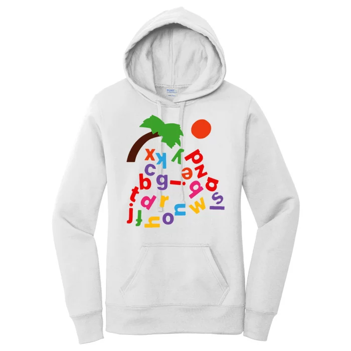 Alphabet Boom Tree Women's Pullover Hoodie