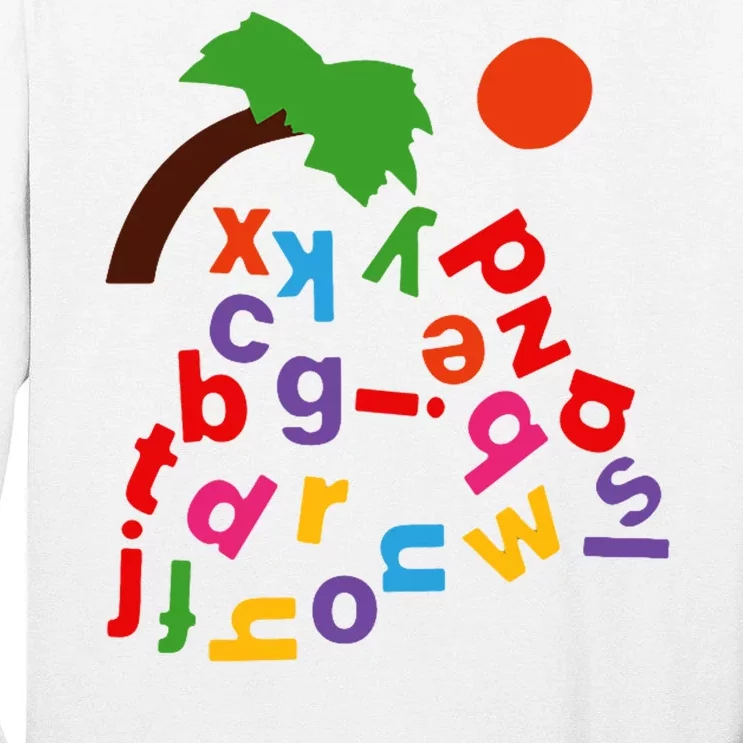 Alphabet Boom Tree Tall Long Sleeve T-Shirt