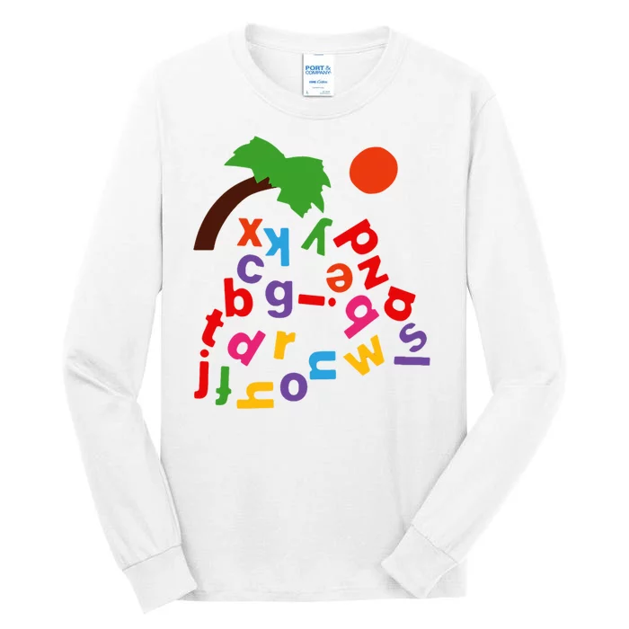 Alphabet Boom Tree Tall Long Sleeve T-Shirt