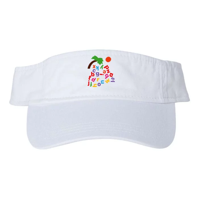 Alphabet Boom Tree Valucap Bio-Washed Visor