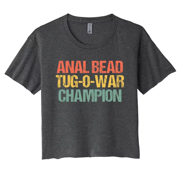 Anal Bead Tugowar Champion Women's Crop Top Tee