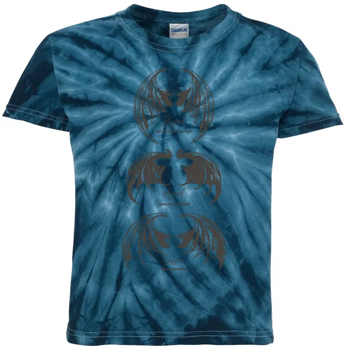 Acotar Bat The Night Court Kids Tie-Dye T-Shirt