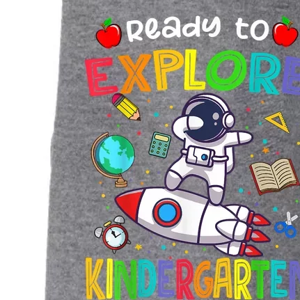 Astronaut Back To School Ready To Explore Kindergarten Doggie 3-End Fleece Hoodie