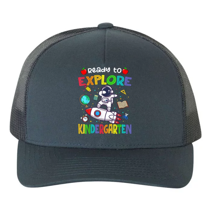 Astronaut Back To School Ready To Explore Kindergarten Yupoong Adult 5-Panel Trucker Hat