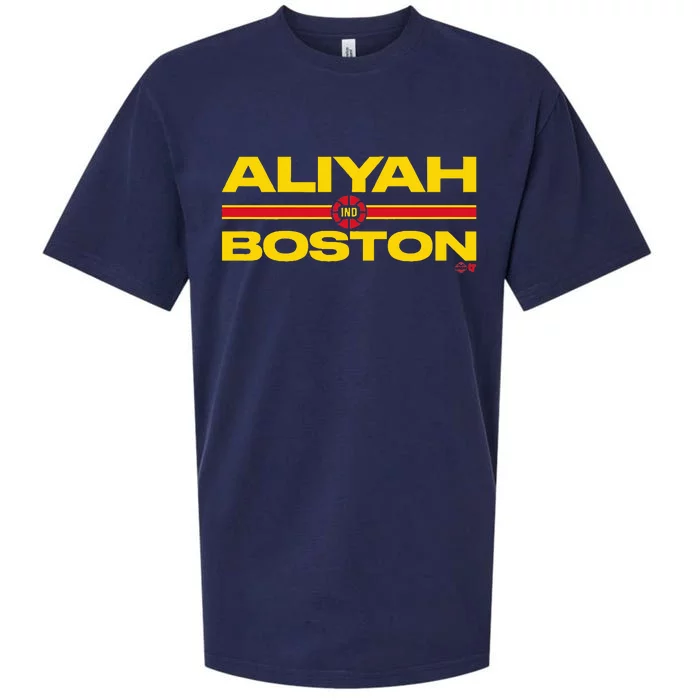 Aliyah Boston Text Stack Indiana Basketball Sueded Cloud Jersey T-Shirt