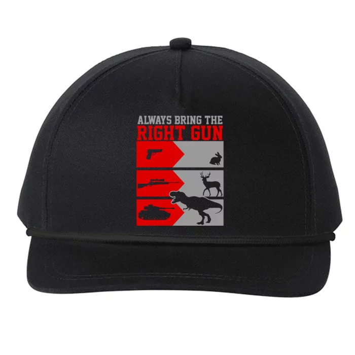 Always Bring The Right Funny Snapback Five-Panel Rope Hat