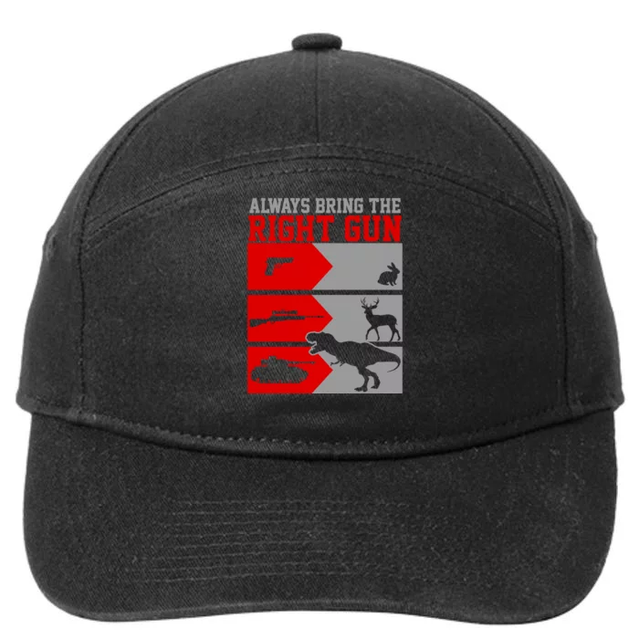 Always Bring The Right Funny 7-Panel Snapback Hat