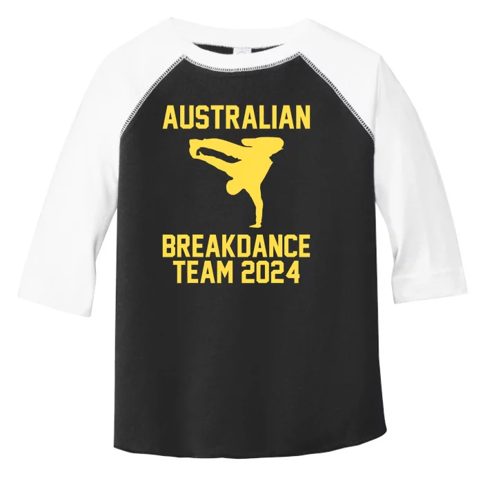 Australian Breakdance Team 2024 Funny Breakdancing Meme 24 Toddler Fine Jersey T-Shirt