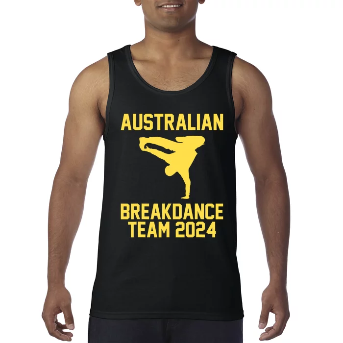 Australian Breakdance Team 2024 Funny Breakdancing Meme 24 Tank Top