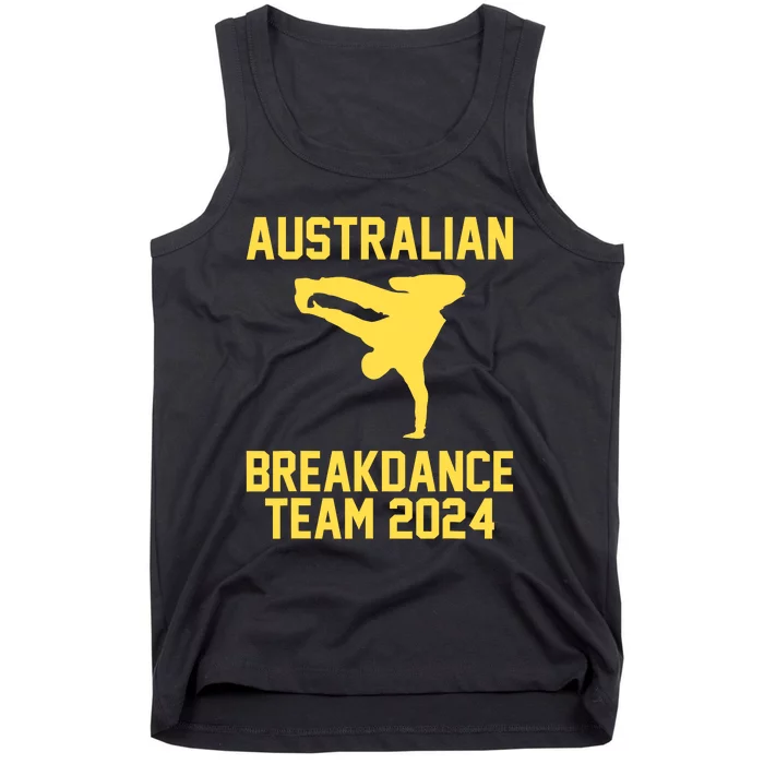 Australian Breakdance Team 2024 Funny Breakdancing Meme 24 Tank Top