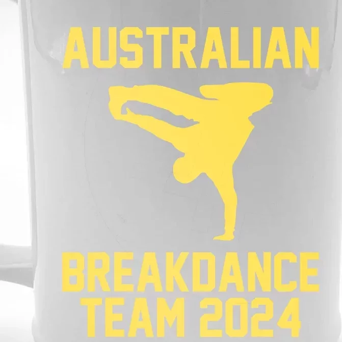 Australian Breakdance Team 2024 Funny Breakdancing Meme 24 Front & Back Beer Stein