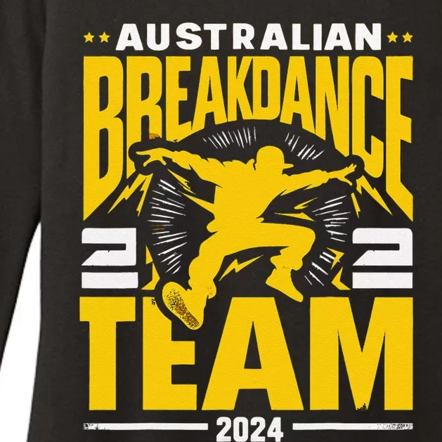 Australian Breakdance Team 2024 Hilarious Breakdancing 24 Womens CVC Long Sleeve Shirt