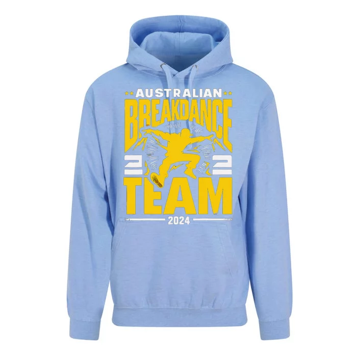 Australian Breakdance Team 2024 Hilarious Breakdancing 24 Unisex Surf Hoodie