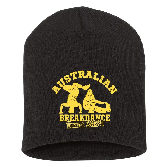 Australian Breakdance Team 2024 Funny Breakdancing Meme 24 Short Acrylic Beanie