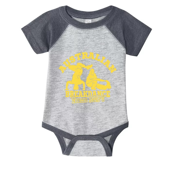 Australian Breakdance Team 2024 Funny Breakdancing Meme 24 Infant Baby Jersey Bodysuit