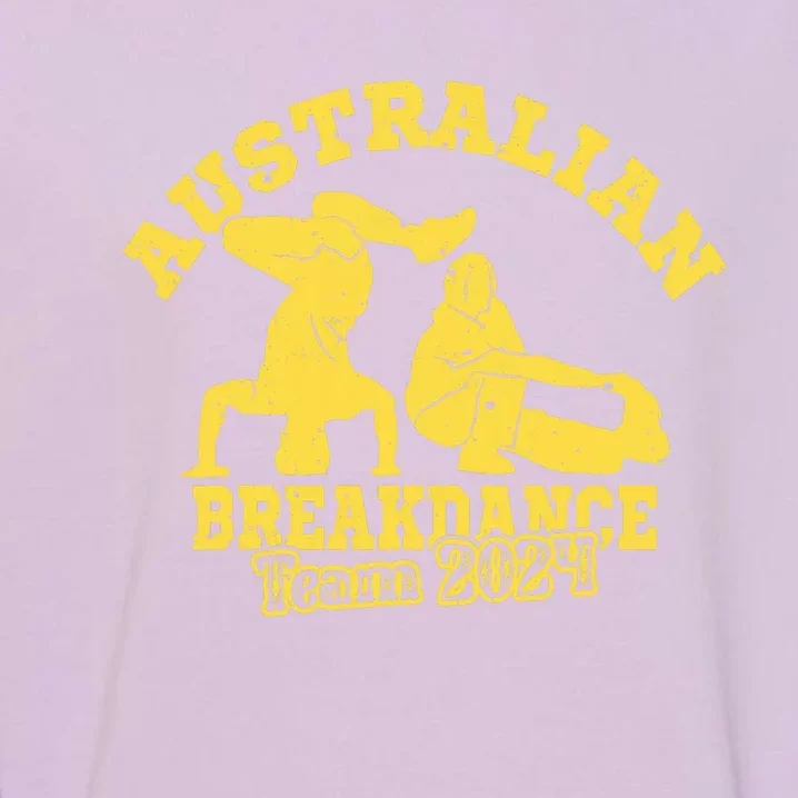 Australian Breakdance Team 2024 Funny Breakdancing Meme 24 Garment-Dyed Sweatshirt