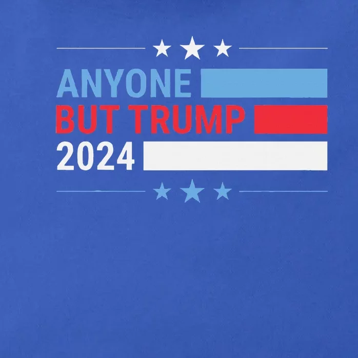 Anyone But Trump 2024 President Election Zip Tote Bag