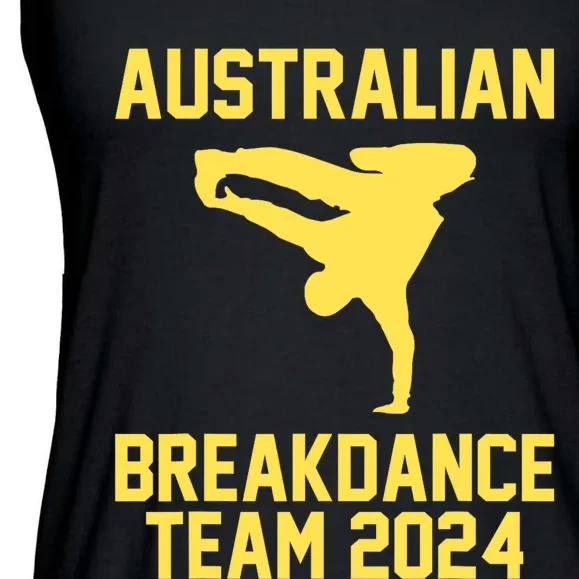 Australian Breakdance Team 2024 Funny Breakdancing Meme 24 Ladies Essential Flowy Tank