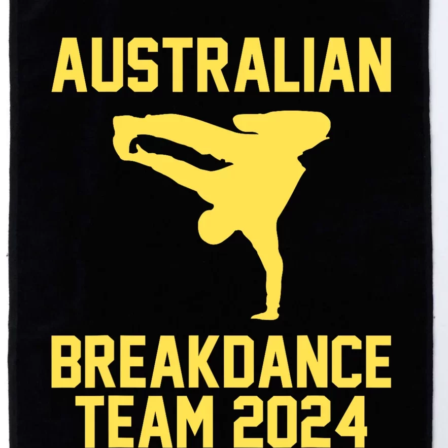 Australian Breakdance Team 2024 Funny Breakdancing Meme 24 Platinum Collection Golf Towel