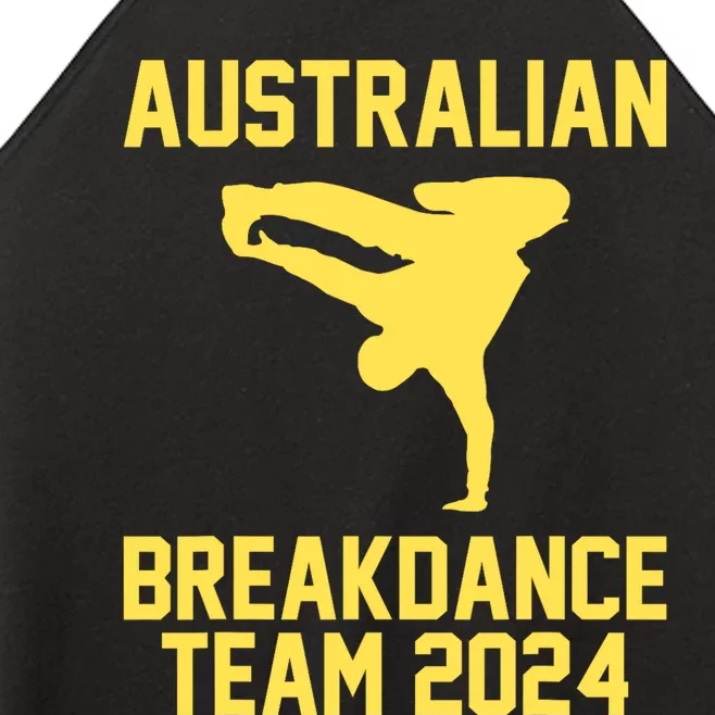 Australian Breakdance Team 2024 Funny Breakdancing Meme 24 Women’s Perfect Tri Rocker Tank