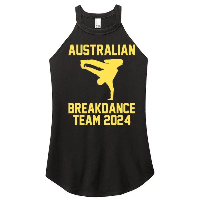 Australian Breakdance Team 2024 Funny Breakdancing Meme 24 Women’s Perfect Tri Rocker Tank