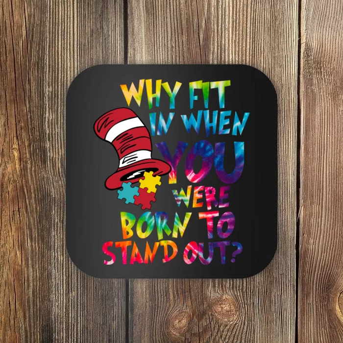 Autism Born To Stand Out Coaster