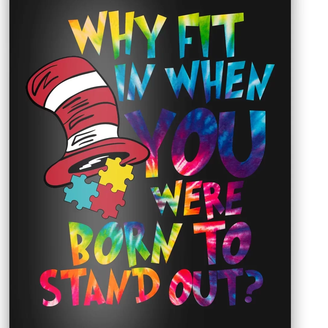 Autism Born To Stand Out Poster