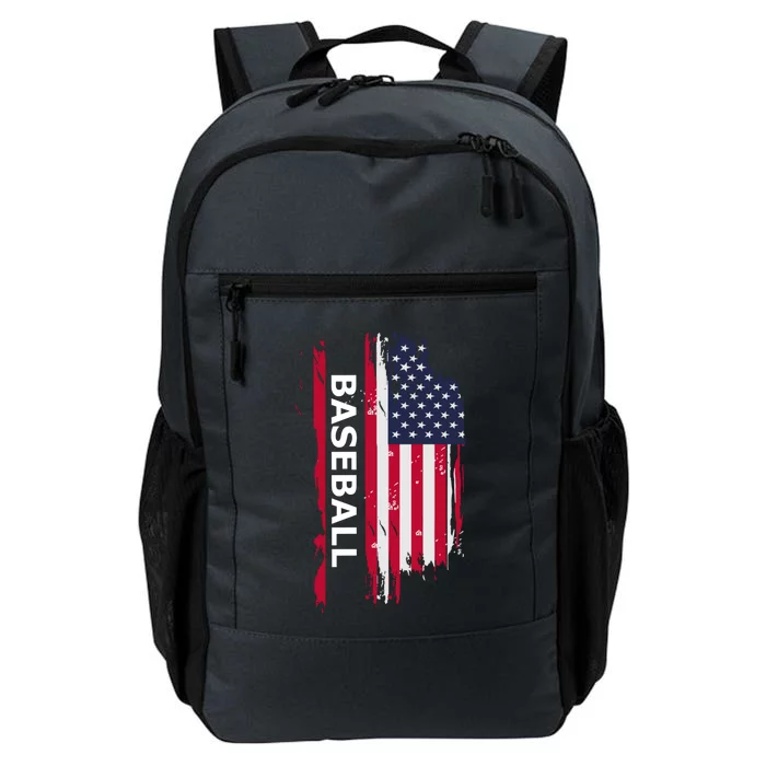 American Baseball Usa Flag Cute Gift Daily Commute Backpack