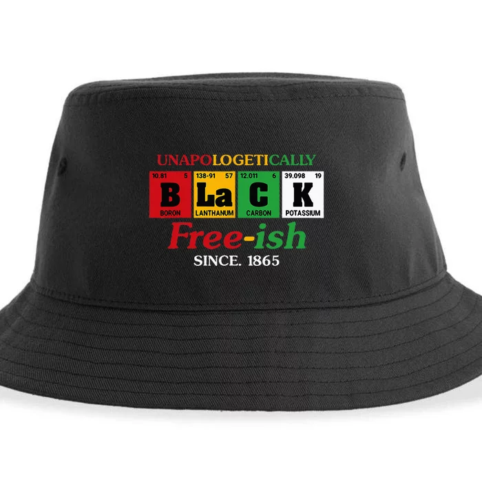 Africa Black Unapologetically Freeish Since 1865 Juneteenth Sustainable Bucket Hat