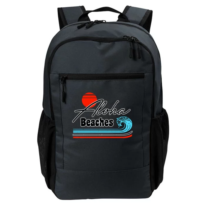 Aloha Beaches Vintage Retro Daily Commute Backpack