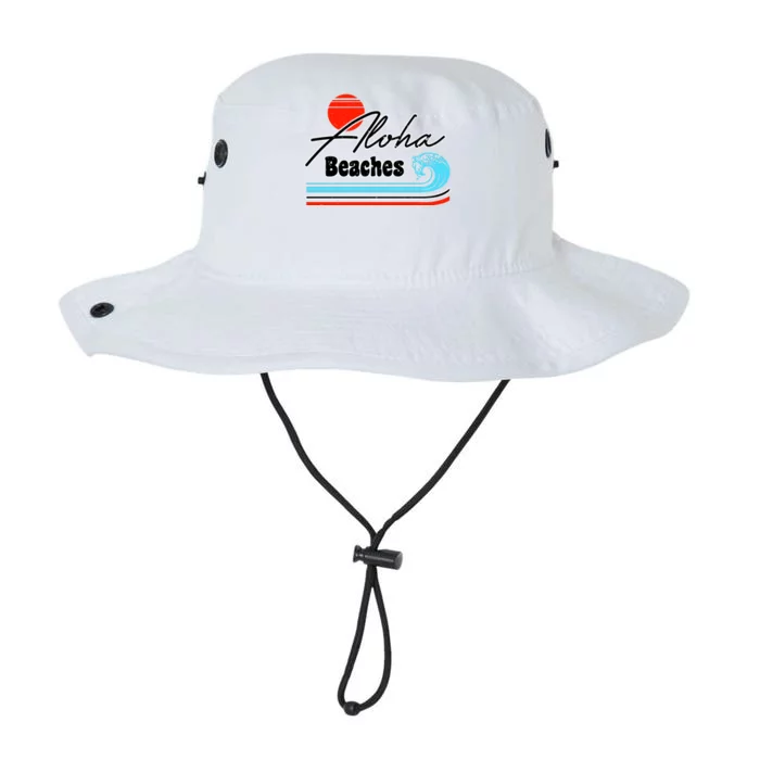 Aloha Beaches Vintage Retro Legacy Cool Fit Booney Bucket Hat