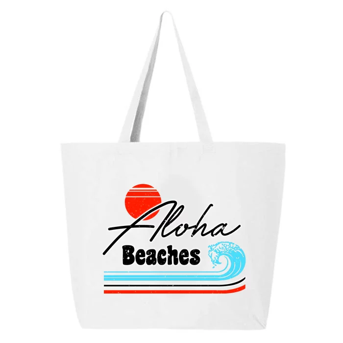 Aloha Beaches Vintage Retro 25L Jumbo Tote