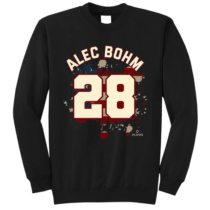 Alec Bohm Vintage Flag Philadelphia Baseball Tall Sweatshirt