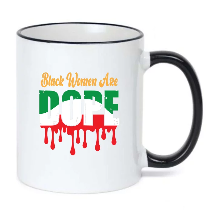 African Black Women Are Dope History Month Afro Melanin Black Color Changing Mug