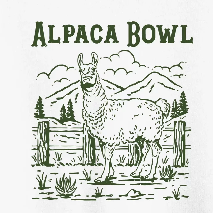 Alpaca Bowl Weed Funny Cannabis Friend Smoking Marijuana 420 Day Toddler T-Shirt