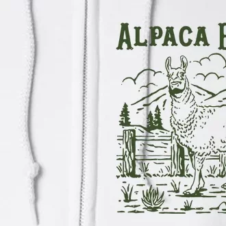 Alpaca Bowl Weed Funny Cannabis Friend Smoking Marijuana 420 Day Full Zip Hoodie