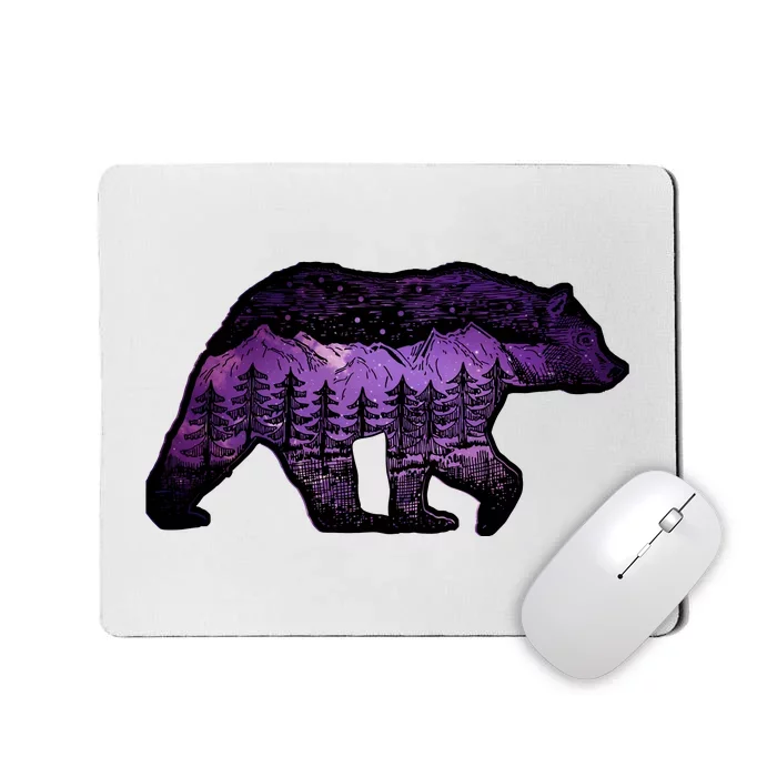 Alaskan Bear With Lake & Mountain Souvenir Mousepad