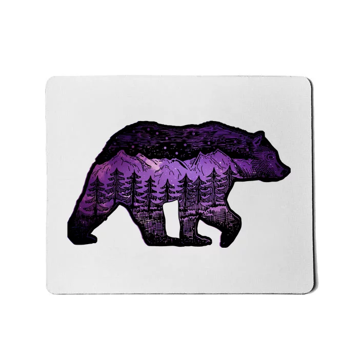 Alaskan Bear With Lake & Mountain Souvenir Mousepad